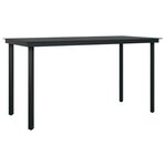 vidaXL Ensemble de salle à manger pour jardin 5 Pièces Gris clair