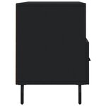vidaXL Meuble TV noir 102x36x50 cm bois d'ingénierie