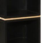 vidaXL Ensemble de meubles salle de bain 3 Pièces fer et bois de manguier