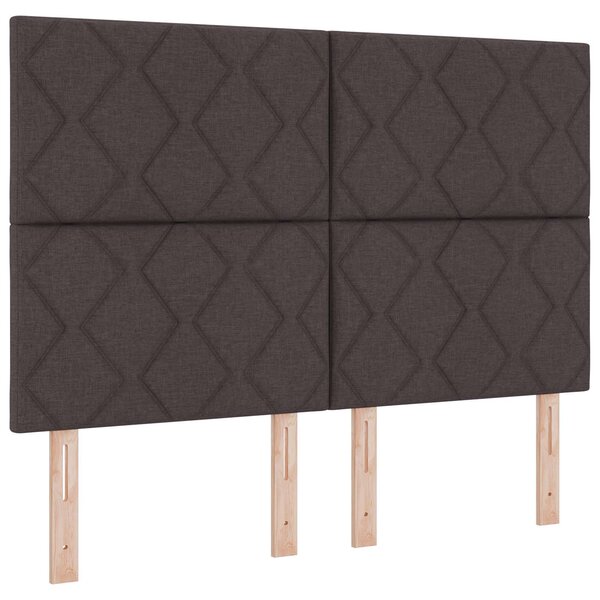 vidaXL Tête de lit Marron 160 cm tissu