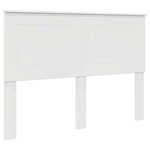 vidaXL Tête de lit Blanc brillant 160 cm Bois d'ingénierie