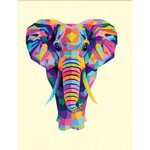 CreArt - grand - Elephant - Ravensburger - Coffret complet - Peinture au numéro Adulte - Des 12 ans