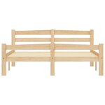 vidaXL Cadre de lit Bois de pin massif 120x200 cm