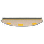 vidaXL Tapis d'escalier auto-adhésifs 15 Pièces Gris clair