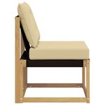 vidaXL Sofa de milieu extérieur