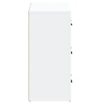 vidaXL Buffets 2 Pièces blanc bois d'ingénierie
