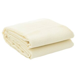 vidaXL Tapis de sol de camping crème 4x2 m