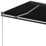 vidaXL Auvent automatique sur pied 350x250 cm Anthracite