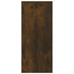 vidaXL Buffet Chêne fumé 102x33x75 cm Bois d'ingénierie