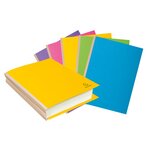 Paquet De 10 Chemises À Soufflet Dos Toilé Rock''s 320g/m2 - 24x32cm - Couleurs Assorties - X 10 - Exacompta