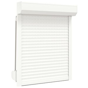 vidaXL Volet roulant aluminium 80x100 cm blanc
