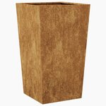 vidaXL Jardinières 2 Pièces 45x45x75 cm acier corten