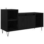 vidaXL Meuble TV Chêne noir 100 x 35 x 55 cm Bois d'ingénierie