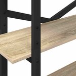 vidaXL Étagère Chêne Sonoma 100 x 33 5 x 178 cm Bois d'ingénierie