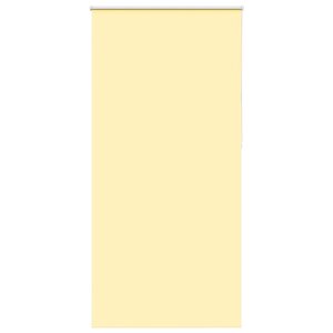 vidaXL Store enrouleur occultant jaune largeur du tissu 85 7 cm