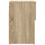 vidaXL Armoire de lit Chêne Sonoma 29 x 31 5 x 49 cm Bois d'ingénierie