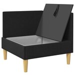 vidaXL Sofa avec rangement Tissu