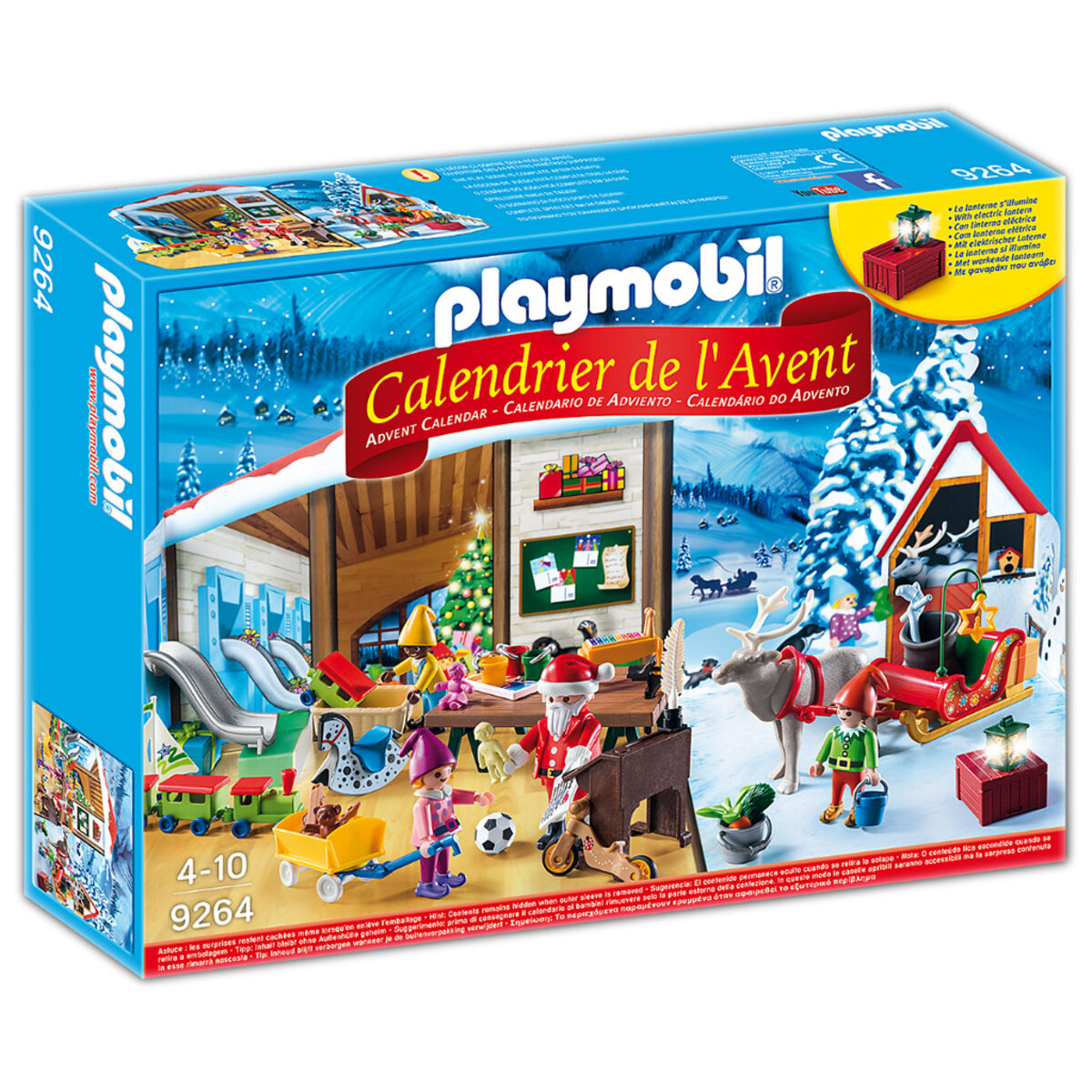 Playmobil 9264 - calendrier de l'avent fabrique du père noël - La Poste