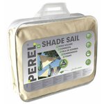 Perel Voile d'ombrage triangulaire 3 6 m Couleur crème GSS3360