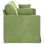 vidaXL Canapé Vert clair 158 x 78 x 80 cm Velours