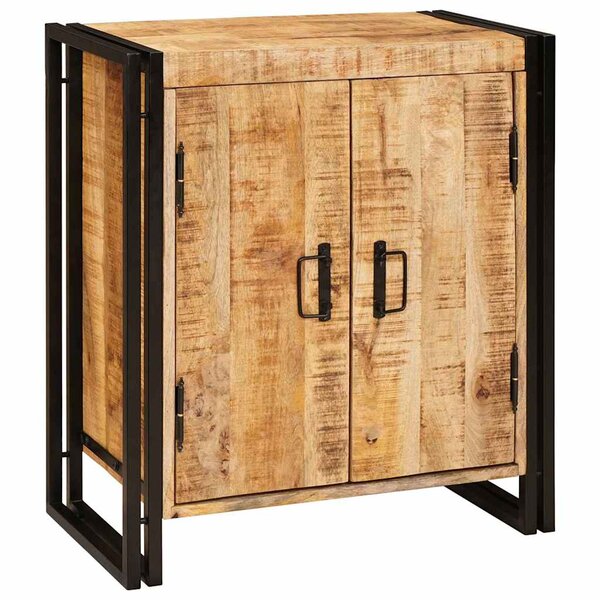 vidaXL Cabinet de chevet Marron Bois de mangue brut massif