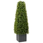Plante artificielle Eucalyptus avec pot 27x27x90 cm Vert