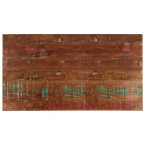 vidaXL Dessus de table 120x50x2 5cm rectangulaire bois massif récupéré