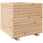 vidaXL Jardinière 50x50x49 5 cm bois de pin massif