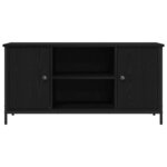 vidaXL Meuble TV Chêne noir 100 x 40 x 50 cm Bois d'ingénierie