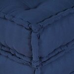 vidaXL Canapé Modulable Indigo 70 x 70 x 56 cm tissu