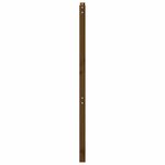 vidaXL Tête de lit Marron miel 96x4x100 cm Bois massif de pin