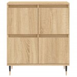 vidaXL Buffets 3 Pièces Chêne sonoma Bois d'ingénierie