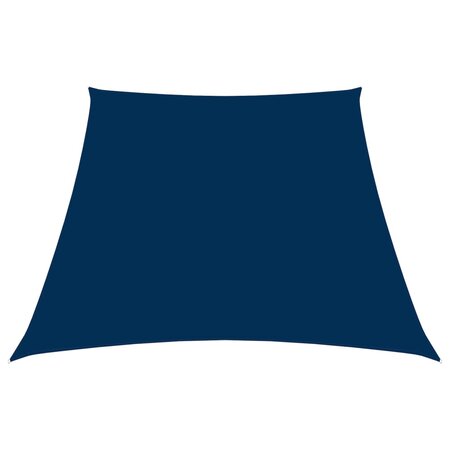 vidaXL Voile de parasol Tissu Oxford trapèze 3/4x3 m Bleu