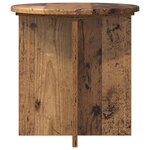 vidaXL Support de Plante 2 pièces Bois ancien 40 x 40 x 40 cm