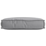 vidaXL Coussin pour assise de palette Gris 60 x 40 x 8 cm Tissu Oxford