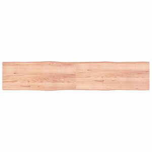 vidaXL Dessus de table bois massif traité bordure assortie
