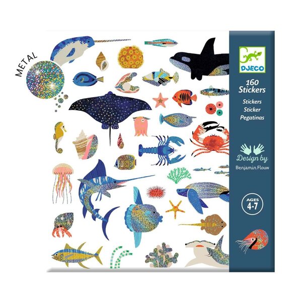 Djeco DJ09278 - Stickers Océan