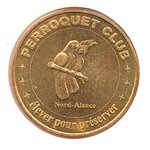 Mini médaille monnaie de paris 2007 - perroquet club nord alsace