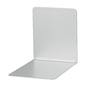 Lot de 2 Serre-livres Métal larges 14 x 12 x 14 cm Argent MAUL