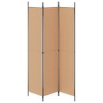 vidaXL Paravent à 3 panneaux Beige 150 x 220 cm Tissu