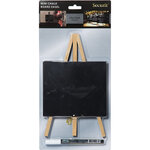 ARDOISE DE TABLE ET CHEVALET - 24 X 15 CM - SECURIT
