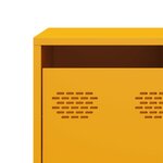 vidaXL Meuble TV jaune moutarde 101 5x39x43 5 cm acier laminé à froid