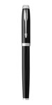 PARKER IM Stylo plume  laque noire  plume moyenne  encre bleue  Coffret cadeau