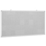 vidaXL Tableau blanc magnétique 60x30x1 7 cm aluminium
