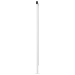 vidaXL Auvent automatique rétractable poteaux 4 5x3 5 m Jaune blanc