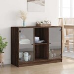 vidaXL Buffet chêne marron 102x37x75 5 cm bois d'ingénierie