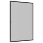 vidaXL Moustiquaire pour fenêtres Anthracite 80x120 cm