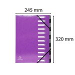 Trieur Harmonika 12CP Iderama violet x 6 EXACOMPTA