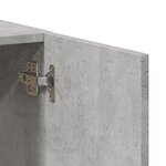 vidaXL Armoire de classement gris béton bois d'ingénierie