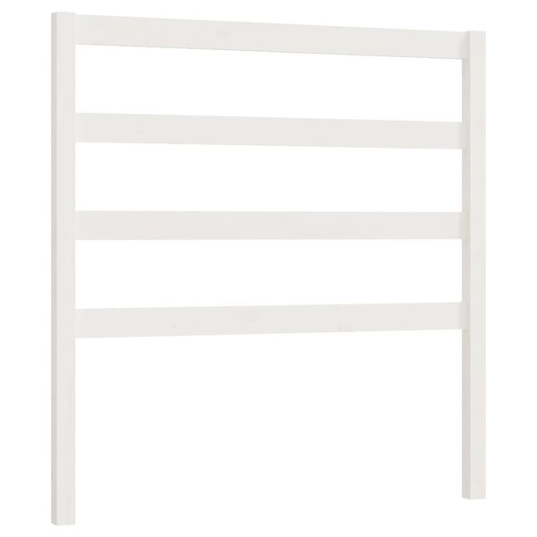 vidaXL Tête de lit Blanc 81x4x100 cm Bois massif de pin